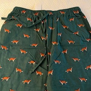 J Crew Factory Saint Bernard pajama pants